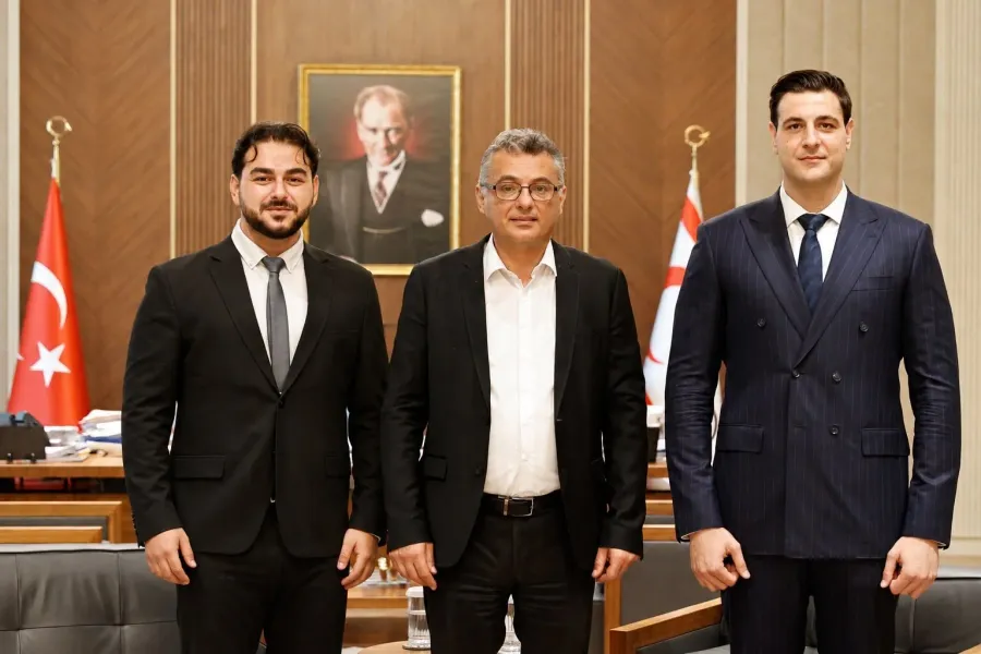 Vee introduced to the President of the TRNC